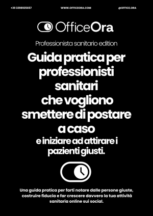 Copertina guida “Come usare i social per farti trovare da pazienti giusti”